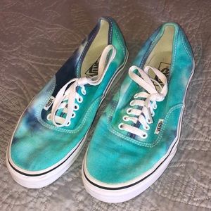 Vans Blue Tie Dyed Authentics